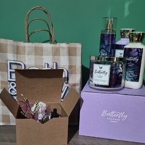 6pc Bath & Body Works Butterfly Collection Set